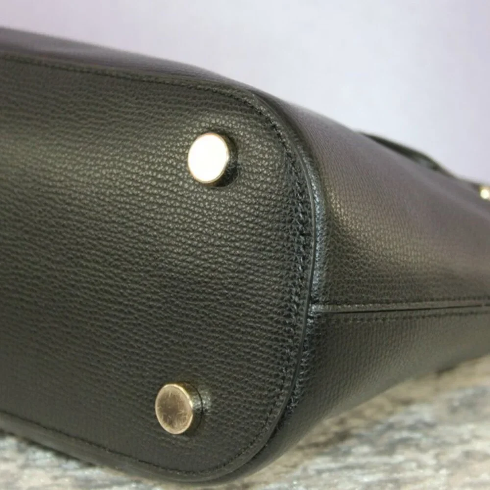 Kate Spade New York Small Dome Satchel Crossbody – Black Pebbled Leather - Picture 15 of 15